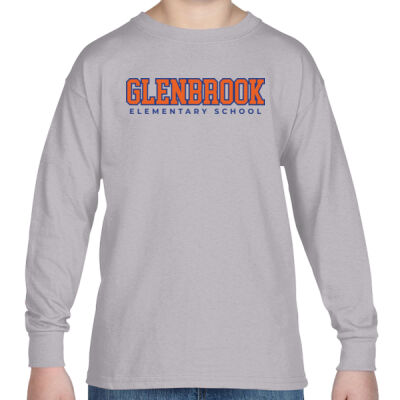 Glenbrook Youth Long-Sleeve T-Shirt (Grey) Thumbnail